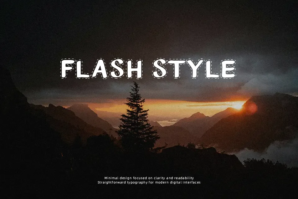 CF National Stitches Font Font Preview for Retro Headline
