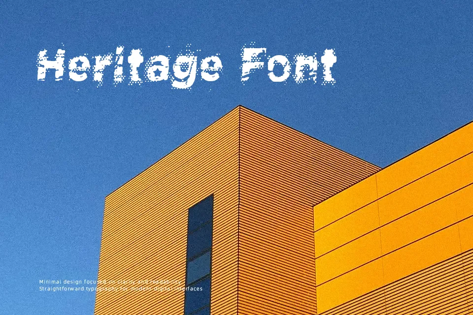 CF Space Cowboy Font Display Font Preview for Music