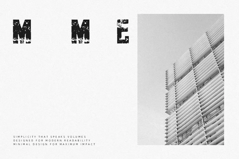 CF Xerography Font Sans Serif Font Preview for Advertising