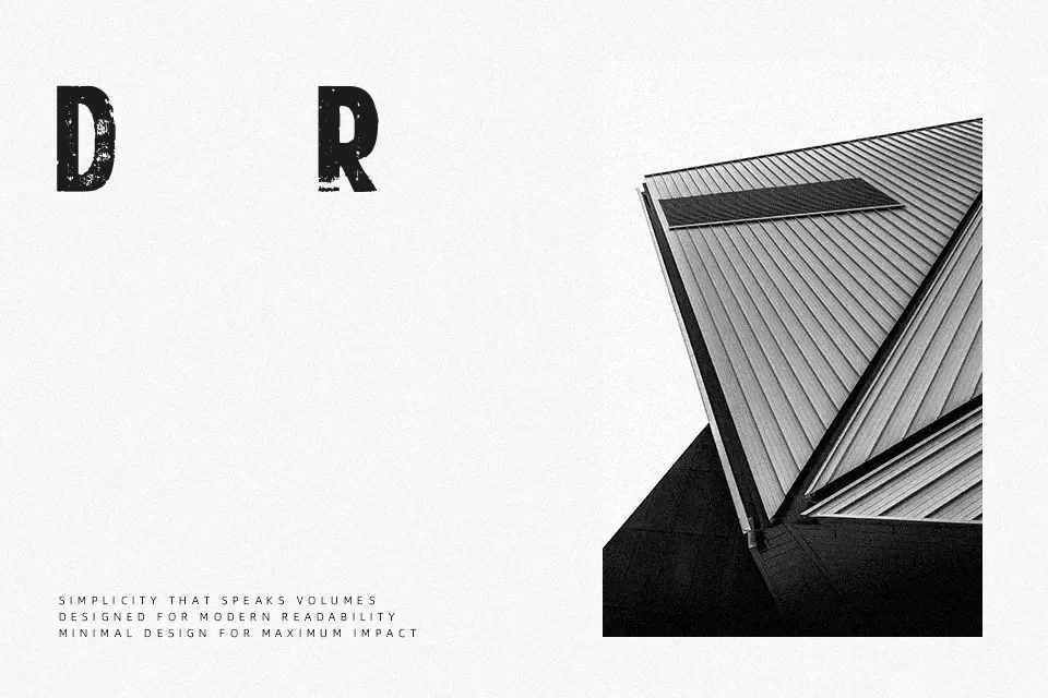 CF Xerography Font Font Preview for Retro Mood