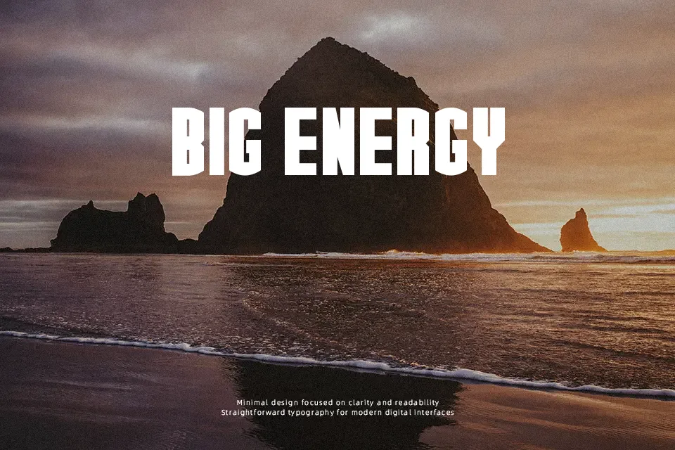 CGF Arch Reactor Font Font Preview for Dramatic Mood