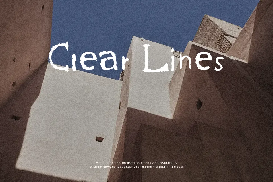 Chase’s Sketch Font Font Preview for Rough Poster
