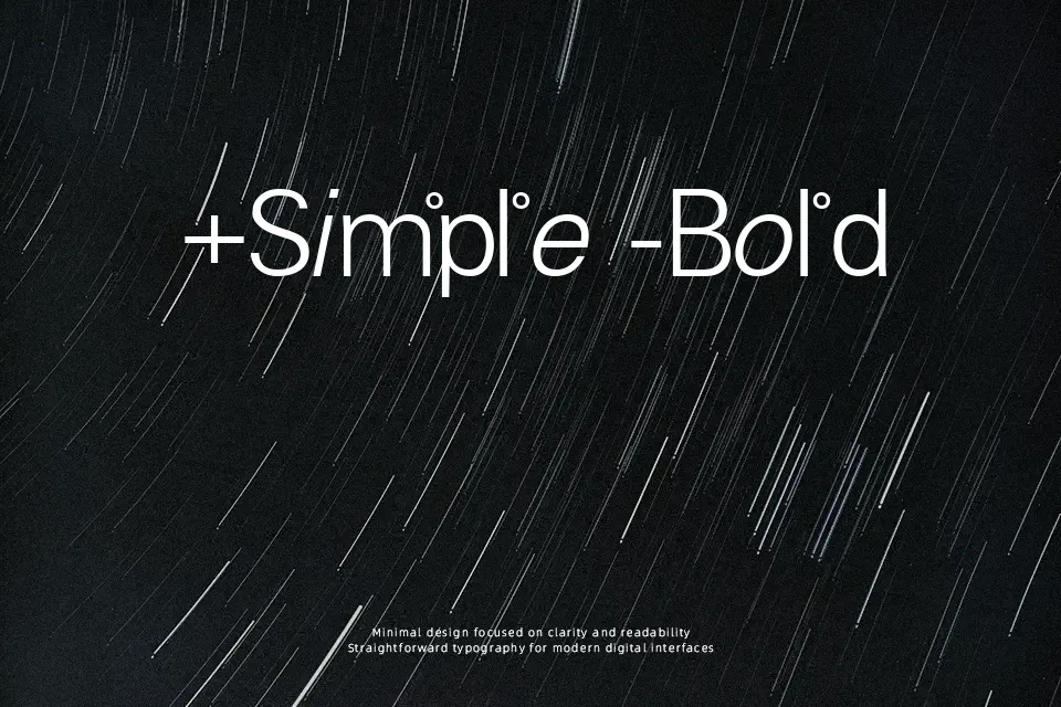 Chemistry Font Font Preview for Bold Poster