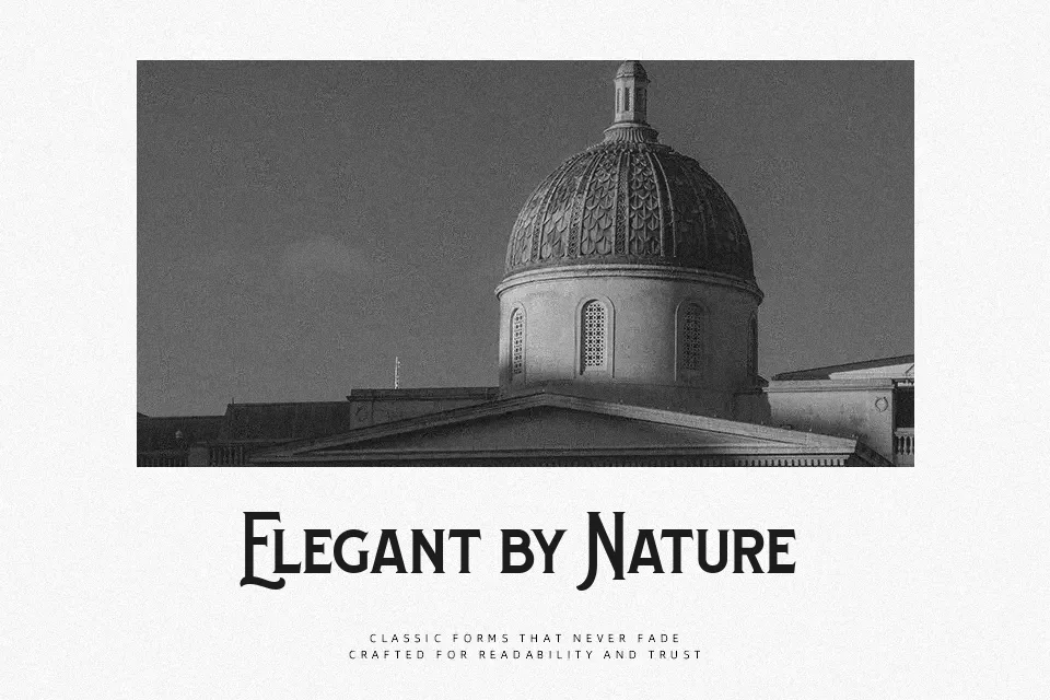 Chemvre Font Font Preview for Classic Logo