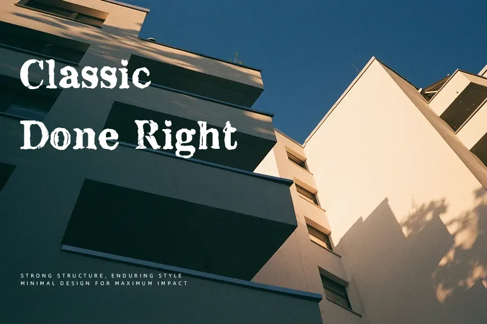 Chenier Font Font Preview for Retro Film