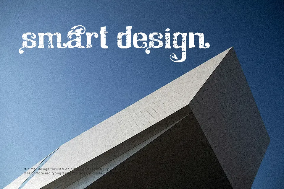 Chicago House Font Font Preview for Dark Music