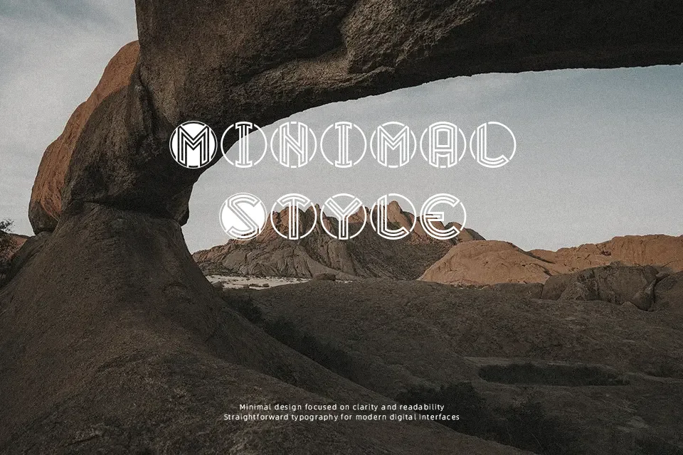 Chinese Circles Font Font Preview for Artistic Headline