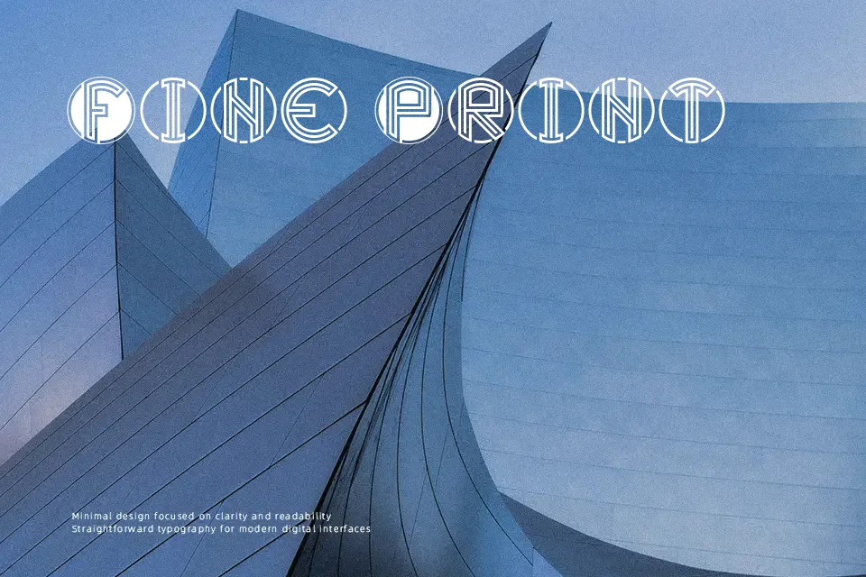 Chinese Circles Font Font Preview for Creative Logo