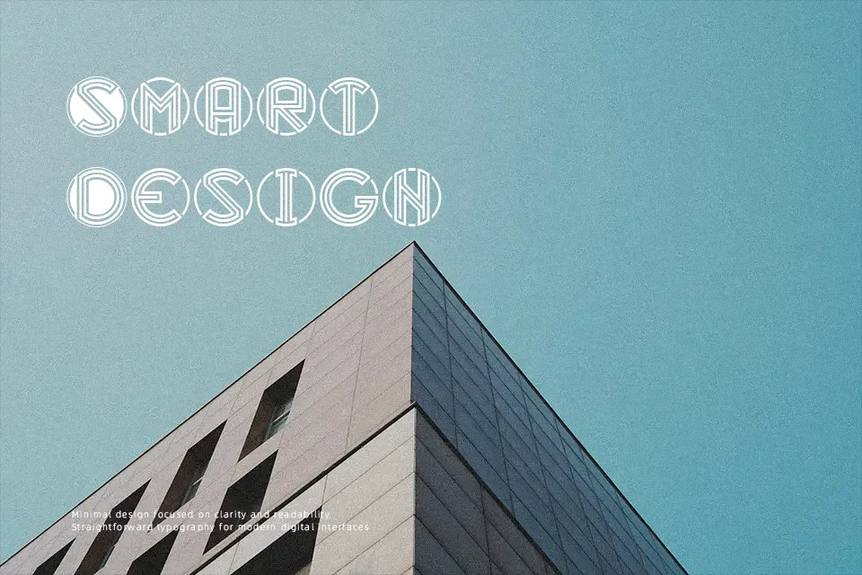 Chinese Circles Font Font Preview for Artistic Logo