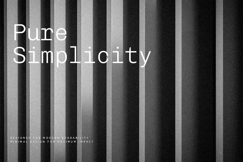 Chivo Mono Font Sans Serif Font Preview