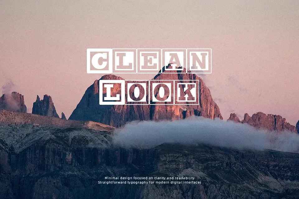 ChockABlockNF Font Geometric Font Preview for Kids