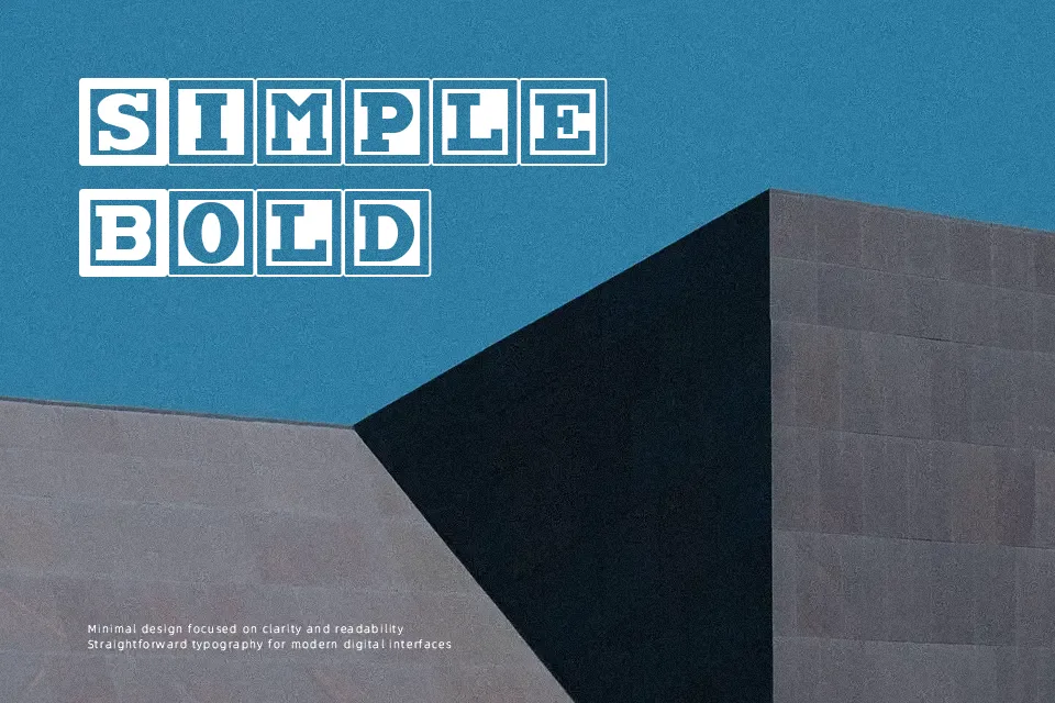 ChockABlockNF Font Geometric Font Preview for Packaging