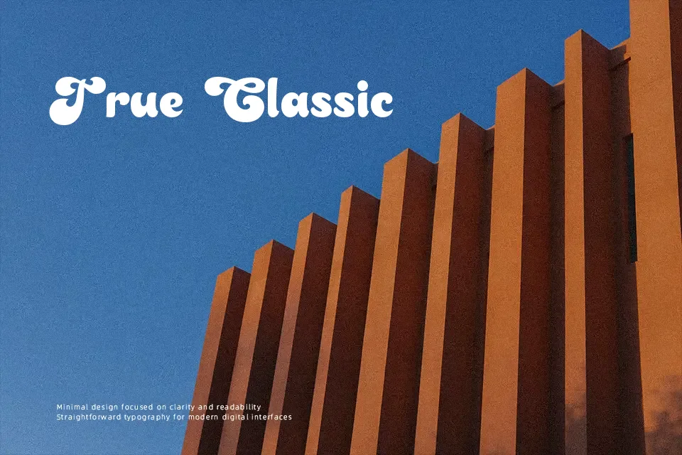 Chocoladine Font Font Preview for Warm Poster