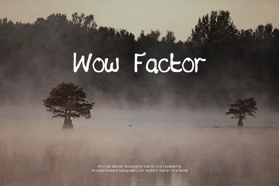 Chocolate Type Font Font Preview for Playful Poster