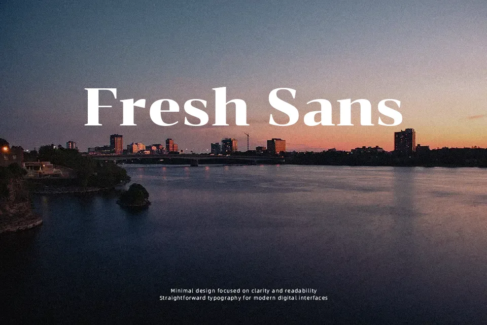 Chonburi Font Font Preview for Bold Poster