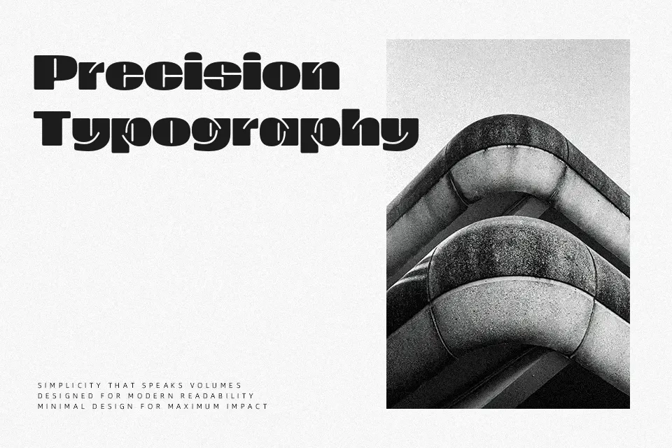 Chumb Font Font Preview for Bold Poster