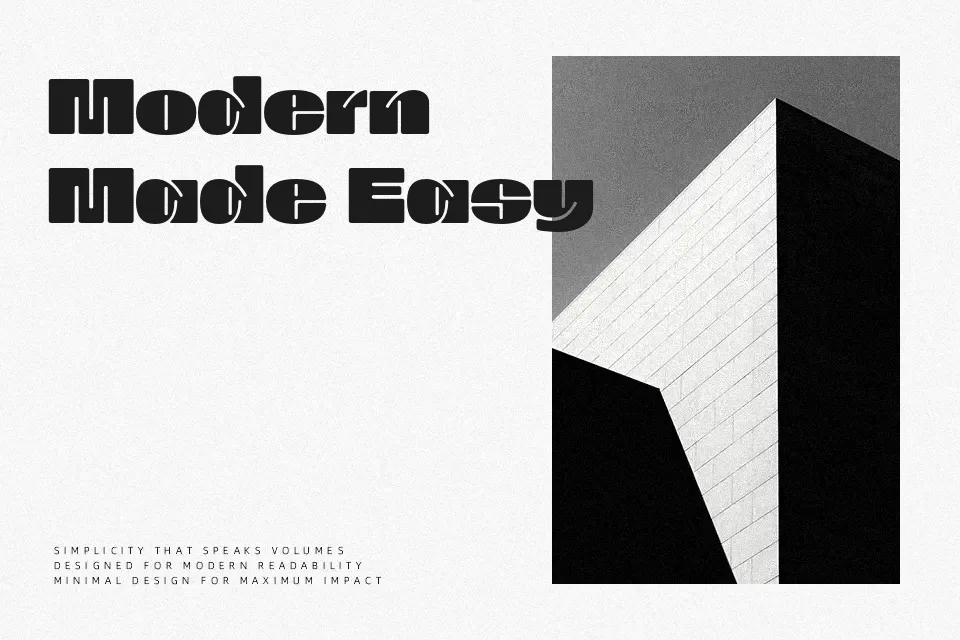 Chumb Font Sans Serif Font Preview