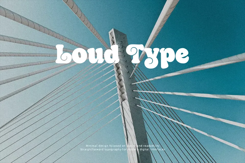 Chunky Beard Font Rounded Font Preview for Packaging