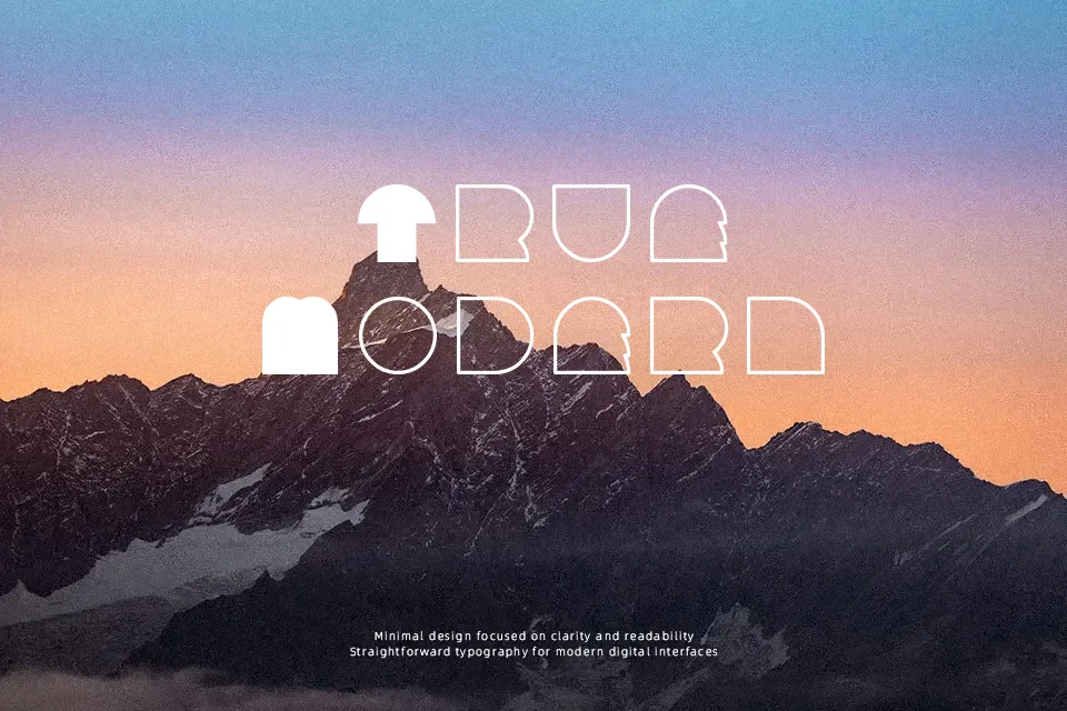 Circa Font Geometric Font Preview for Logo
