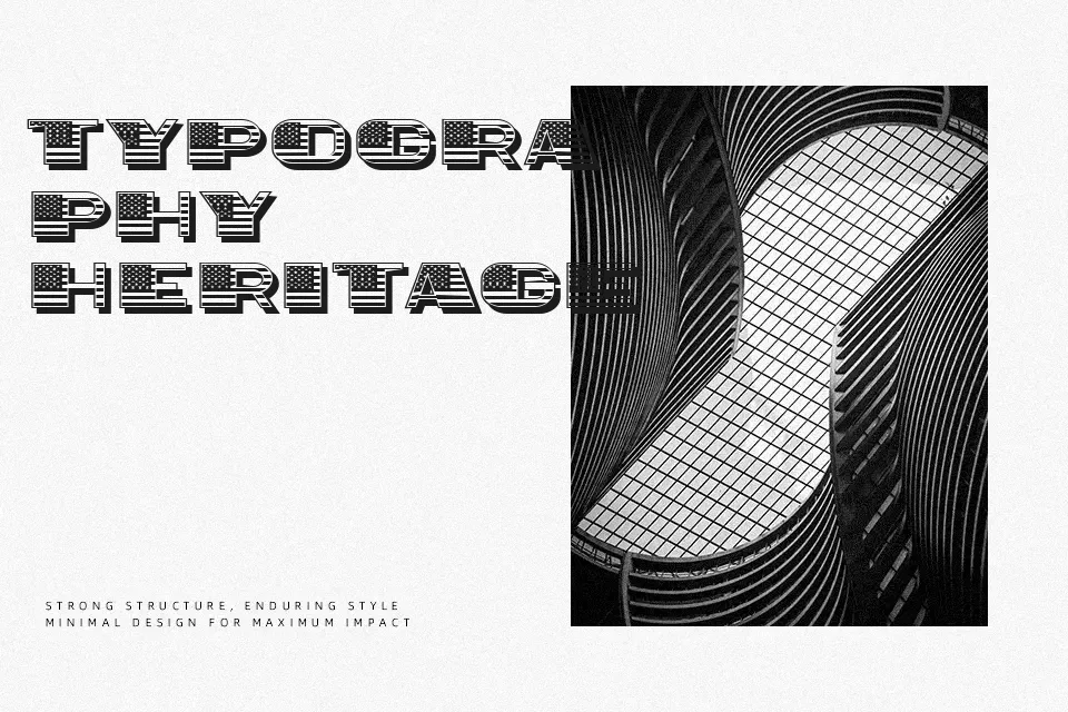 Citizen Font Font Preview for Modern Poster