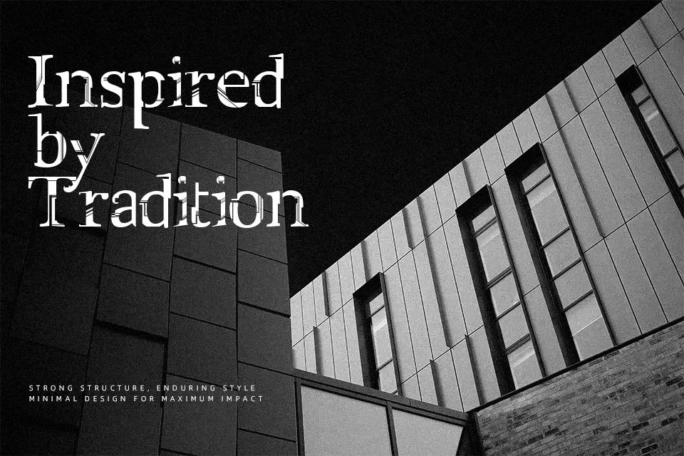 City Life Font Decorative Font Preview for Packaging