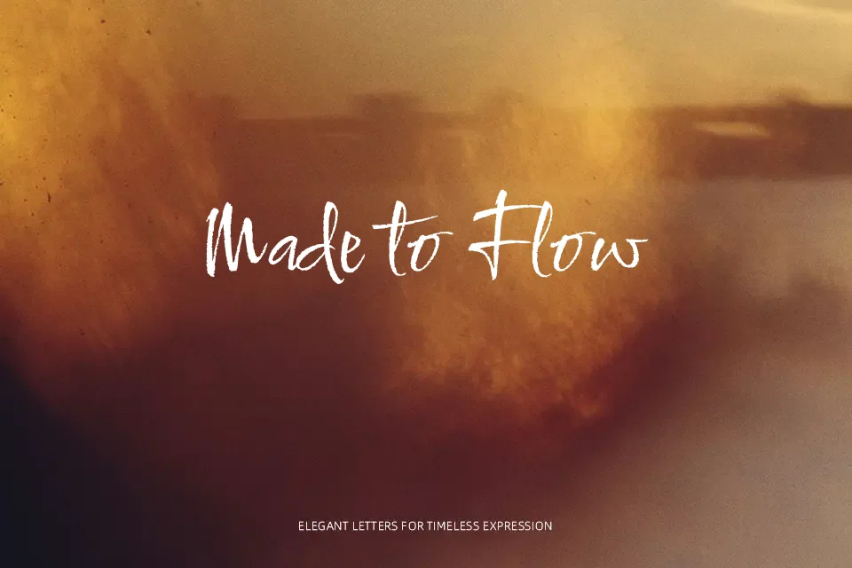 Comforter Brush Font Font Preview for Logo