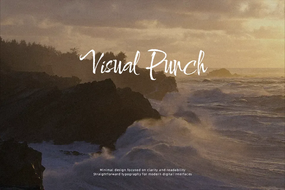 Comforter Brush Font Font Preview for Artistic Social Media