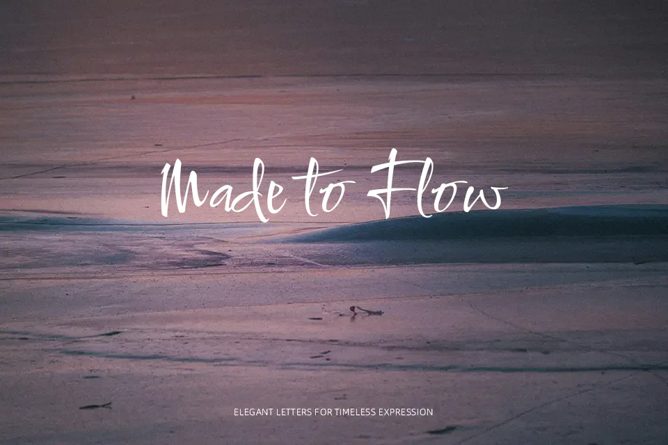 Comforter Font Font Preview for Warm Mood