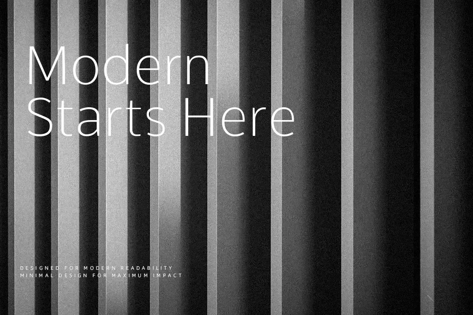 Comme Font Font Preview for Modern Editorial