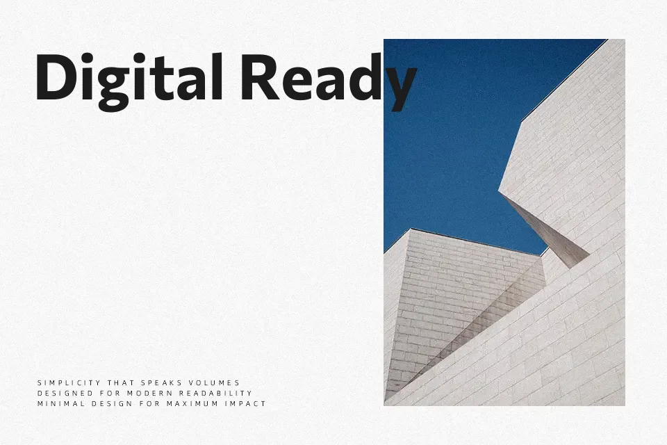 Commissioner Font Geometric Font Preview for Branding