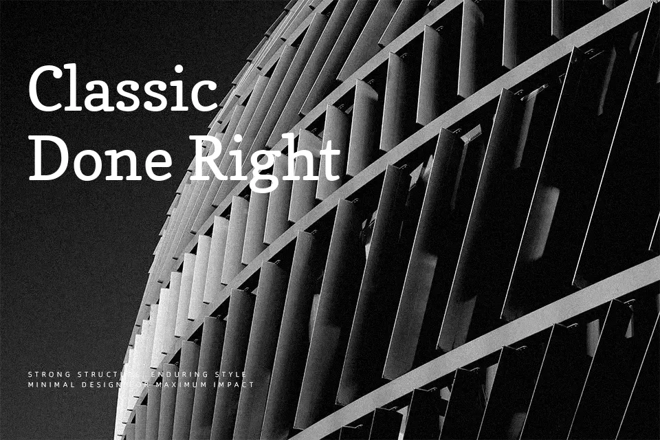 Copse Font Slab Serif Font Preview for Website
