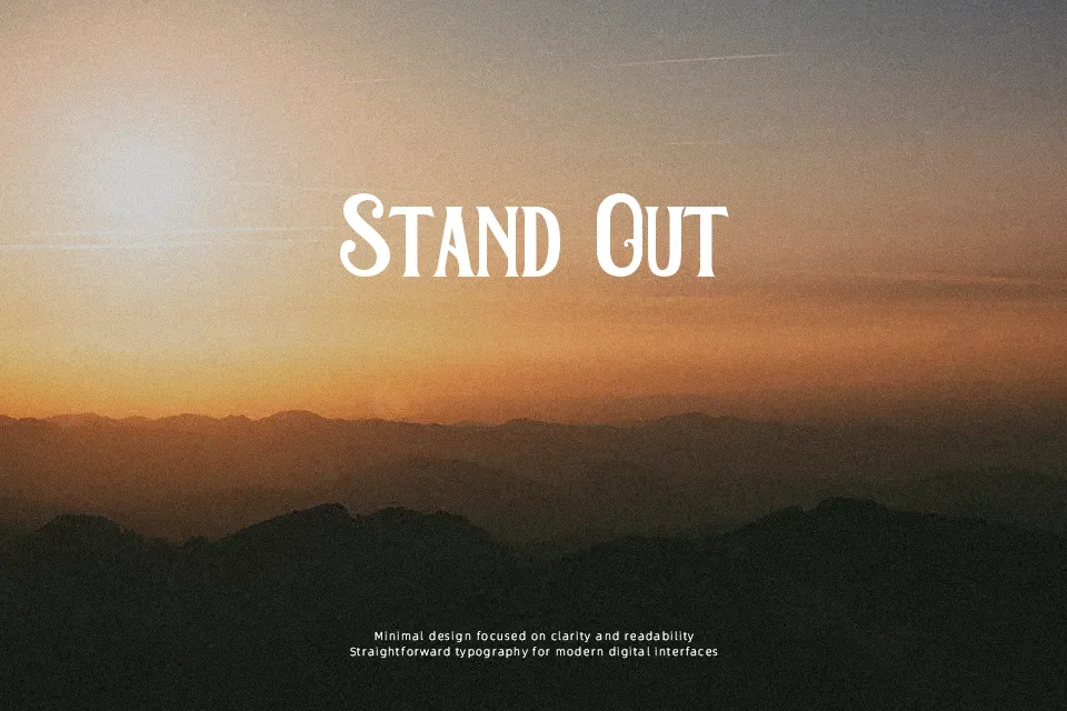 Corona Font Font Preview for Poster