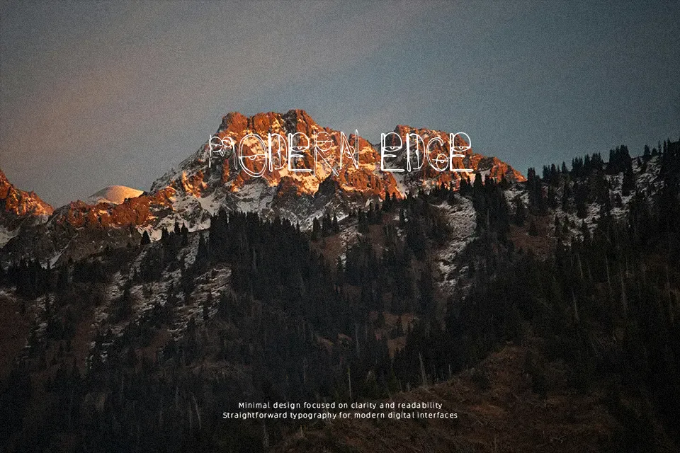 Crazy Eyes Font Decorative Font Preview for Packaging