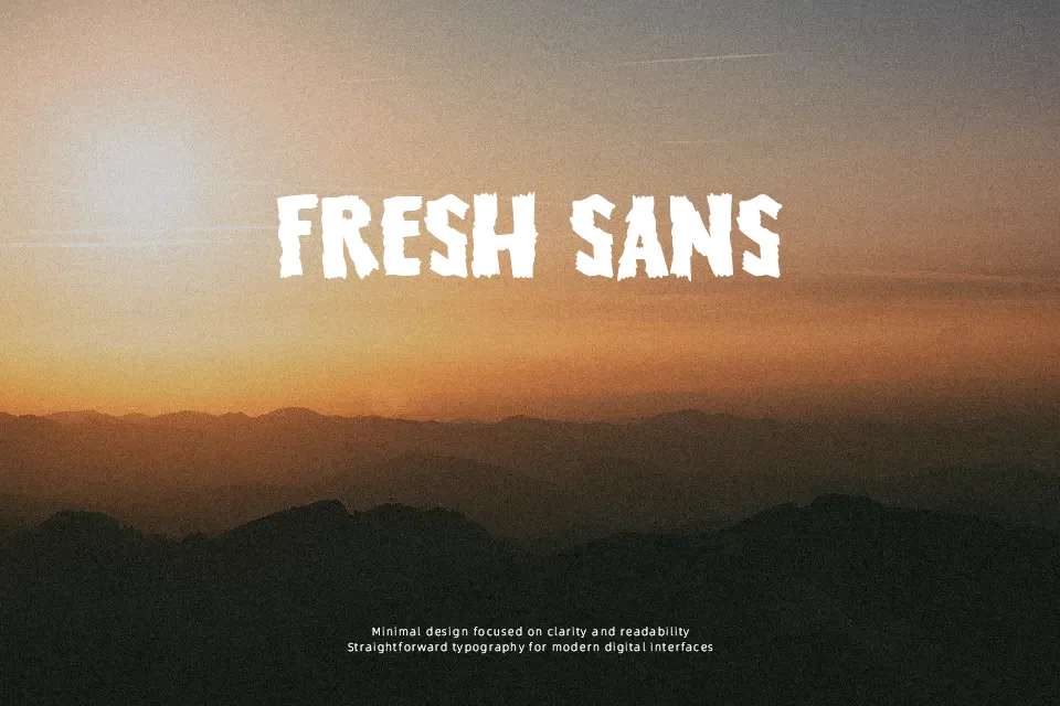 Creature of the swimming pool Font Font Preview for Rough Gaming