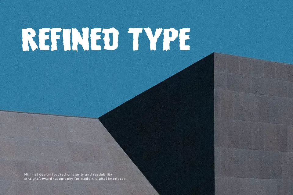 Creature of the swimming pool Font Condensed Font Preview