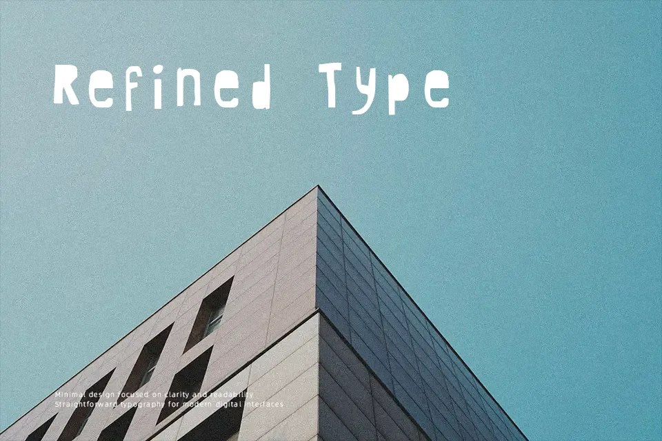 CrewHassan Font Font Preview for Bold Poster