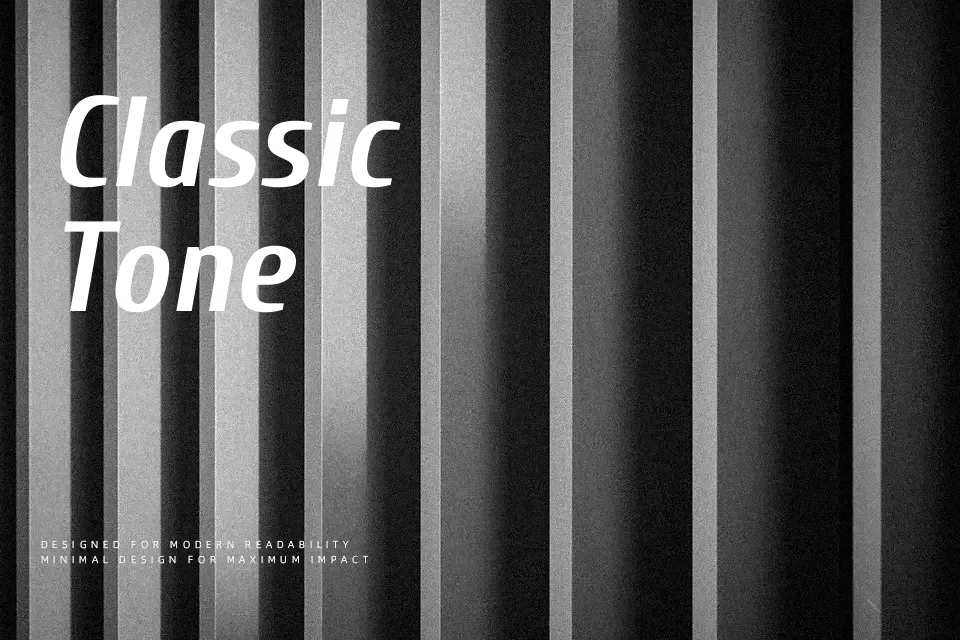 Cuprum Font Font Preview for Modern Headline