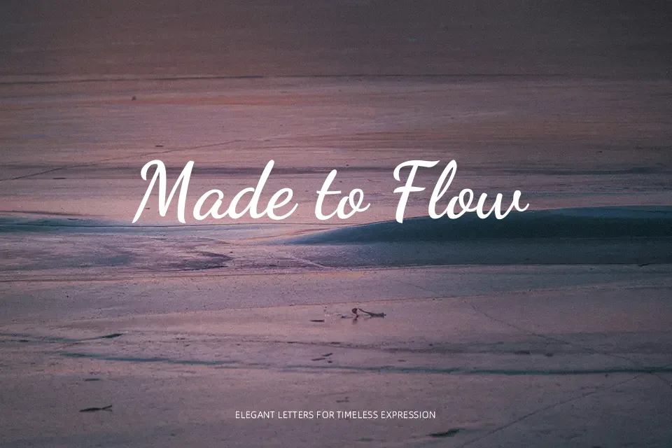Dancing Script Font Font Preview for Light Poster