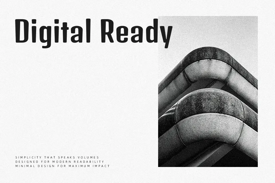 Denk One Font Font Preview for Dynamic Poster