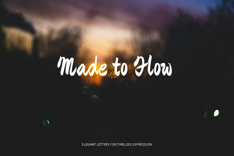 Devonshire Font Handwritten Font Preview for Social Media