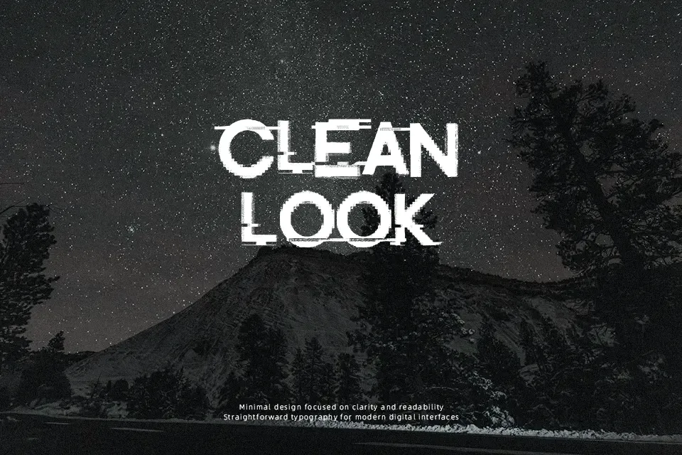 Distort Me Font Font Preview for Artistic Poster
