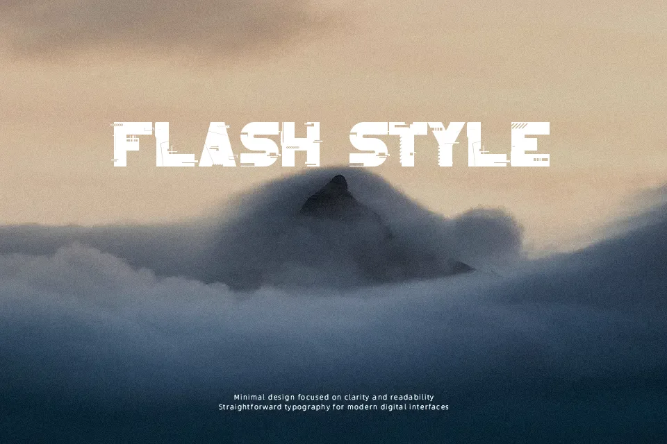 Distorter Font Stencil Font Preview