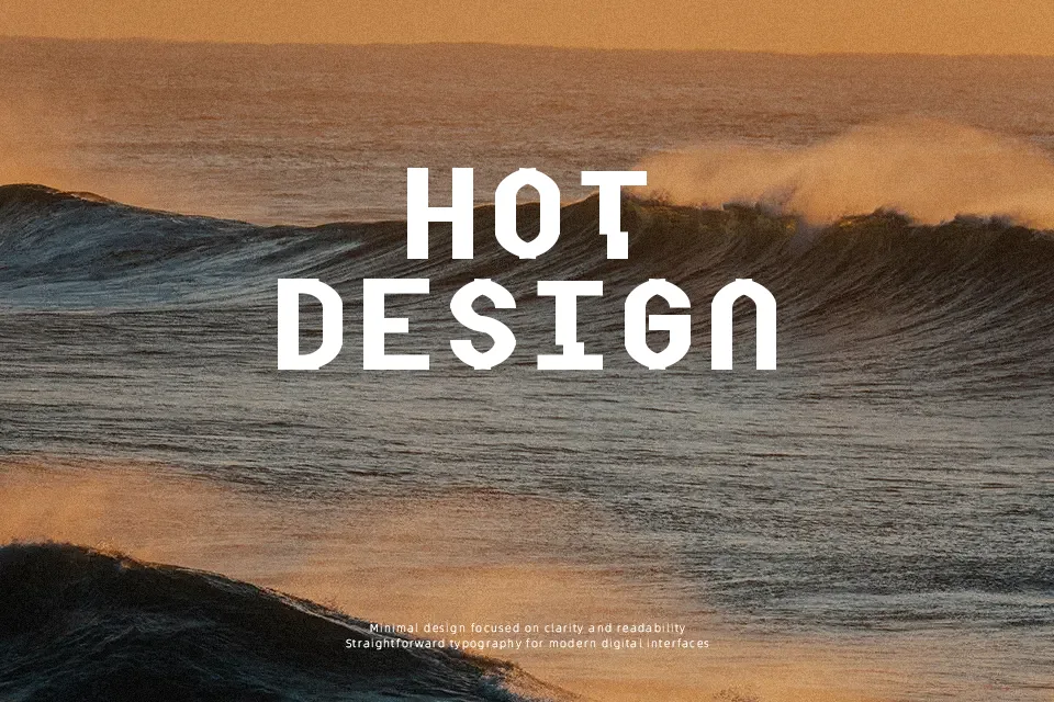 Distortion Font Display Font Preview for Poster