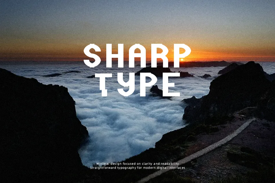 Distortion Font Decorative Font Preview for Film