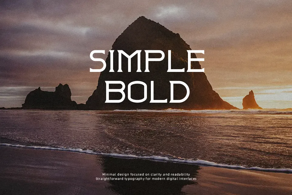 DK Badehaus Font Font Preview for Classic Poster