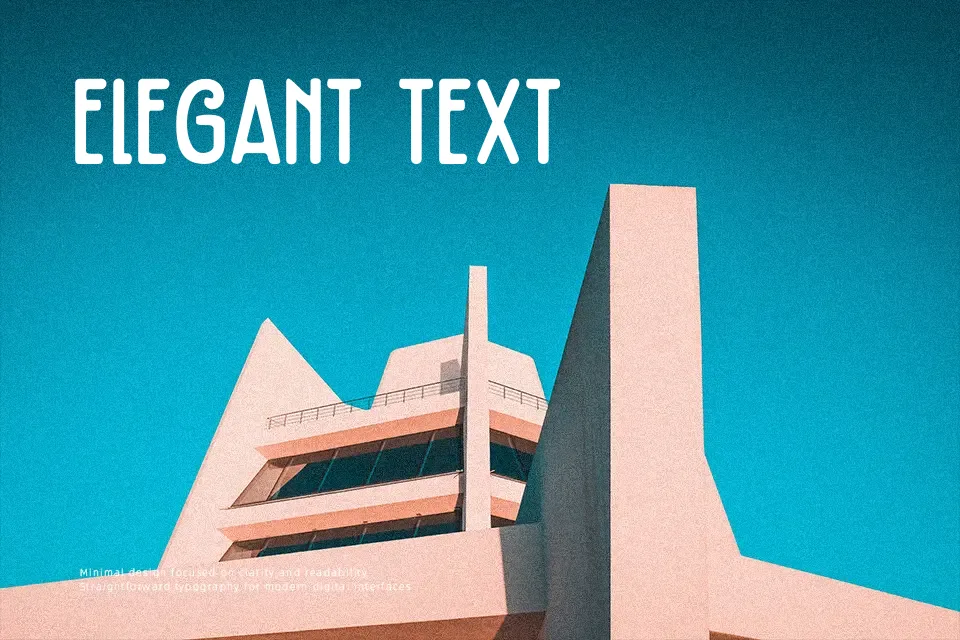 DK Fiebiger Eins Font Decorative Font Preview for Headline