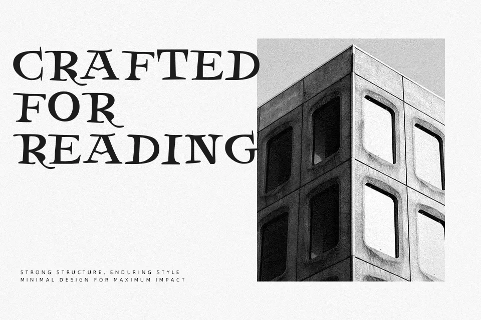 DK Henceforth Font Font Preview for Artistic Headline