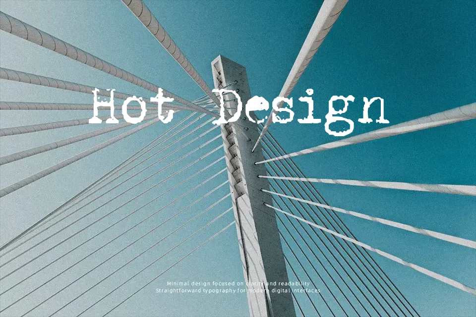 DK P.I. Font Display Font Preview