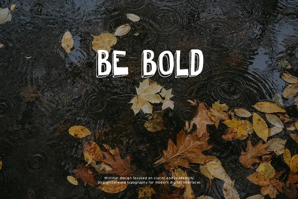 DK Pundak Font Font Preview for Bold Poster