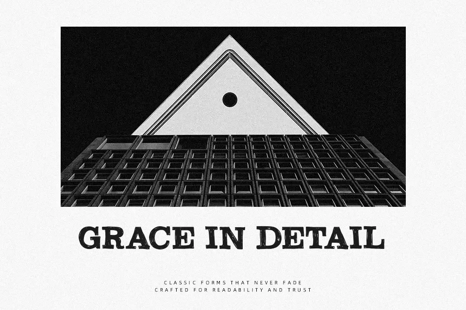 DK Southwark Font Font Preview for Bold Headline